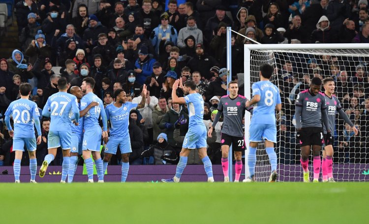 Glut of goals, cancelations leave Manchester City controlling EPL