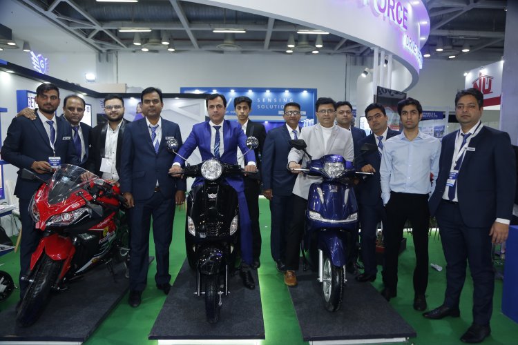 GT-Force unveils 3 products in EV two wheelers at EV India Expo 2021