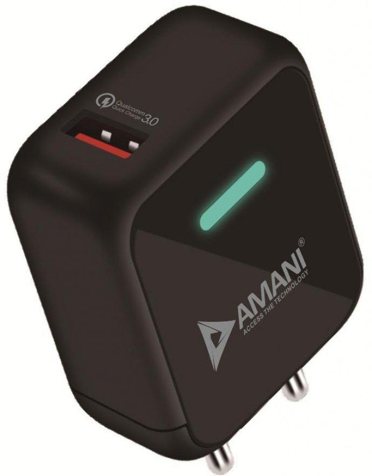 AMANI Launches Super-Fast 18W Travel Charger for All Smartphones
