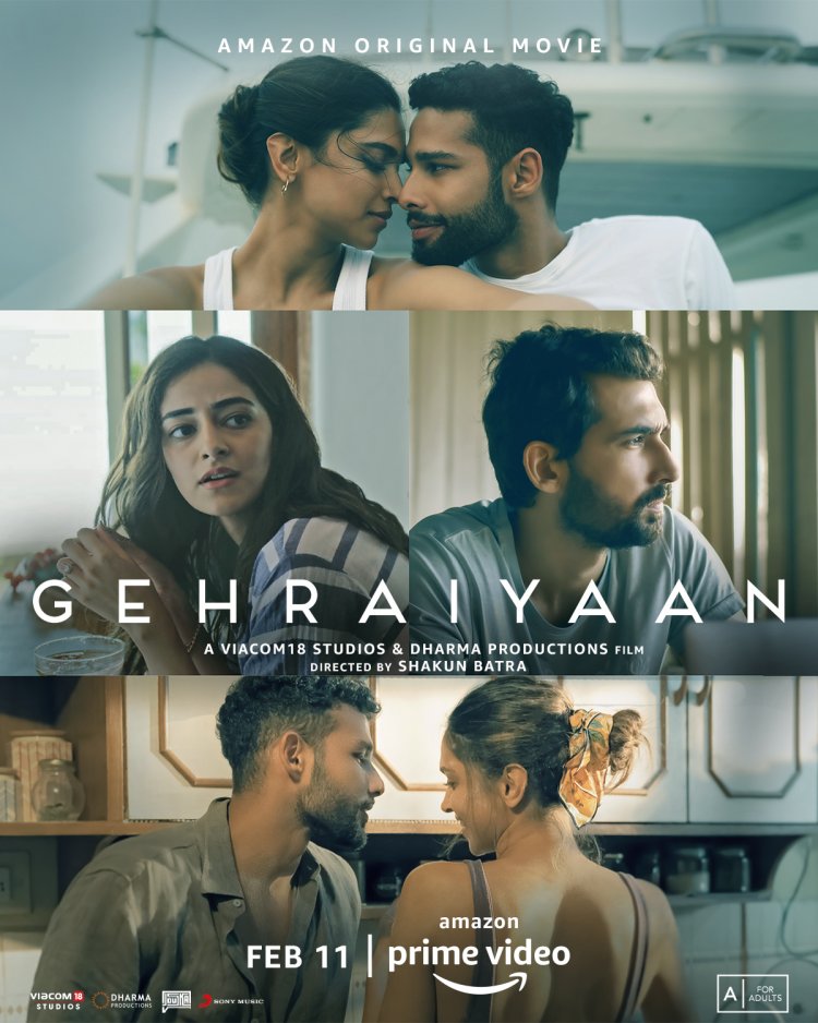 Amazon Prime Video unveils the trailer for Gehraiyaan