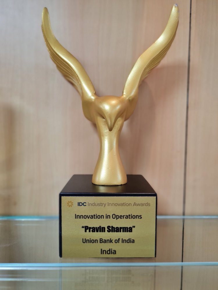 Union Bank of India wins IDC Industry Innovation Award 2021