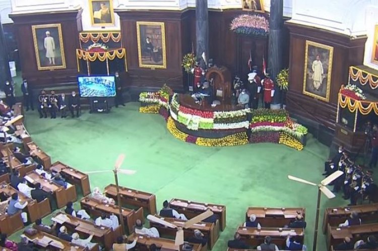 MPs violate Covid norms during president's joint address