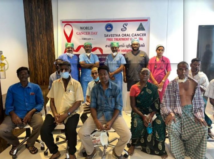 Saveetha Oral Cancer Institute Conducts a Free Cancer Screening and Awareness Program in Commemoration of World Cancer Day