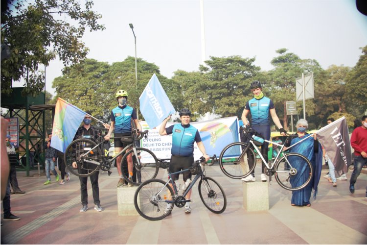 Three Swiss students from the EHL Hospitality Business School to cycle 2,266 KM from Delhi to Chennai to promote education and hospitality