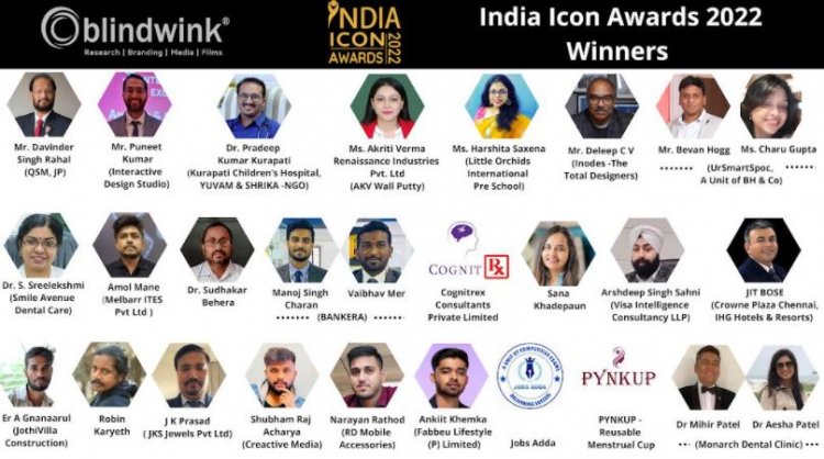Blindwink India Icon Awards - 2022 Winners Announced