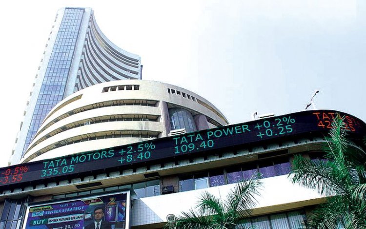 Sensex, Nifty end lower in see-saw session