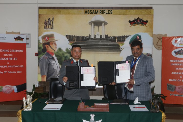 Bank of Baroda signs MoU with Assam Rifles to provide Central Forces Salary Package