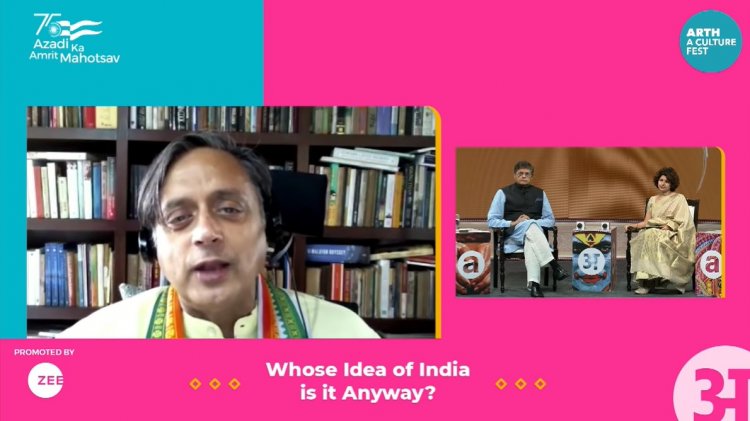 Baijayant Jay Panda and Shashi Tharoor shed light on their idea of India, the constitution and a diverse India on the third and final day of Arth - A Culture Fest Season 4