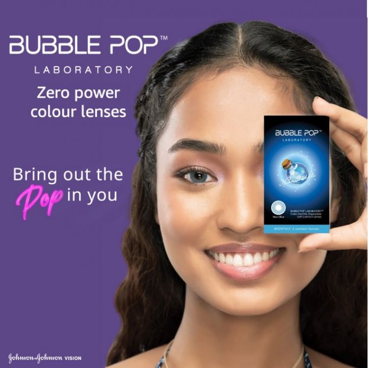 Johnson & Johnson Vision Encourages India’s Youth to ‘#UnleashThePop’ with All-New BUBBLE POPTM Colored Lenses