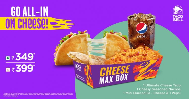 Taco Bell Introduces 'Cheese Max Box' Filled with Mexican-Inspired Delights to Satiate Your Cheese Cravings