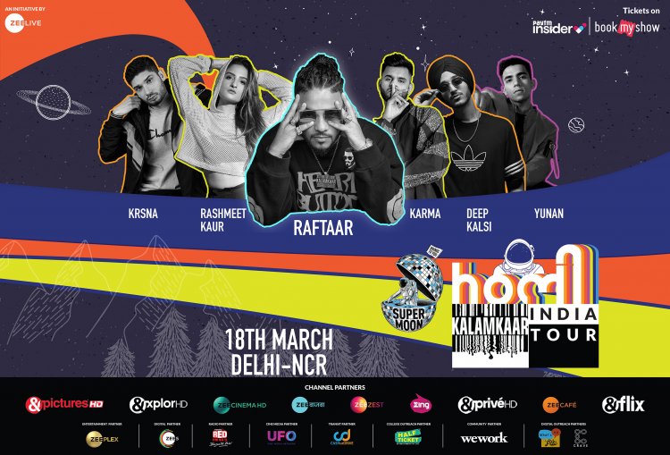 ZEE LIVE’s Supermoon Holi ft Kalamkaar India Tour spearheaded by Raftaar is all set to make a splash this Holi