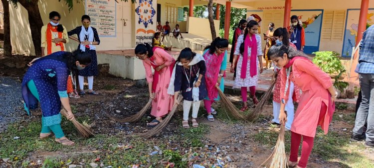 KL University adopts 12 villages with 7000 citizens, 1000 students host mega cleanliness drive