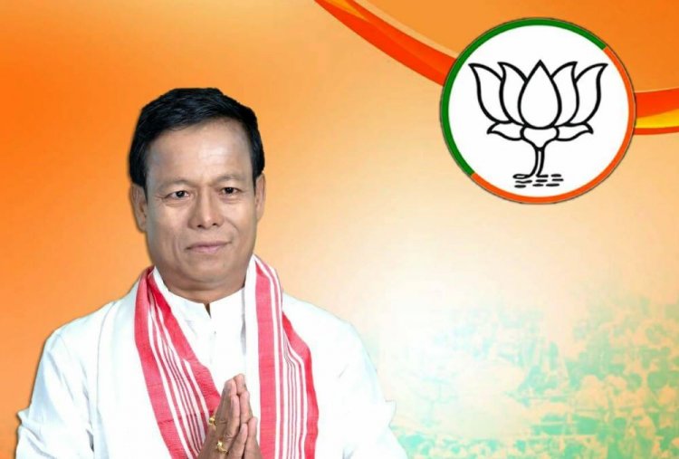 BJP legislator Bhuban Gam takes oath in Assam assembly