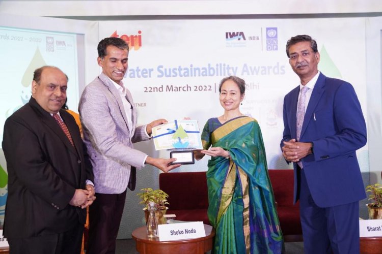 Toyota Kirloskar Motor Recognized for Best Water Management Practices by the Prestigious ‘TERI Water Sustainability Awards’