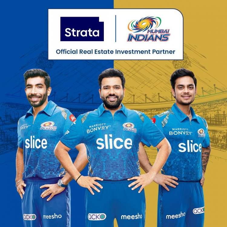 Leading proptech firm Strata signs up as official partners for Mumbai Indians