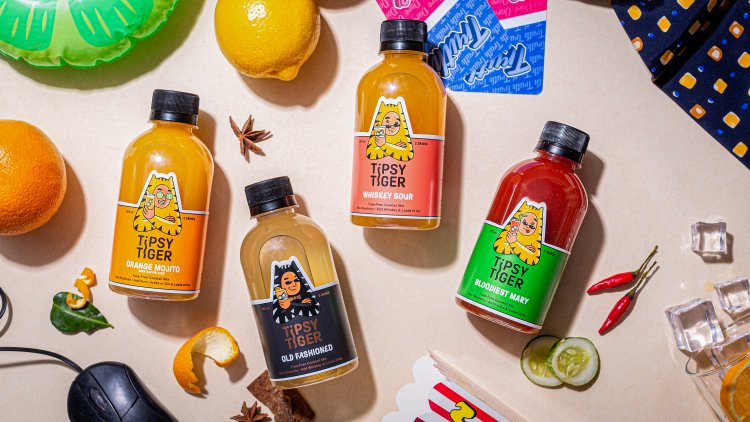 Tipsy Tiger launches with a leading line of premium fuss-free cocktail mix