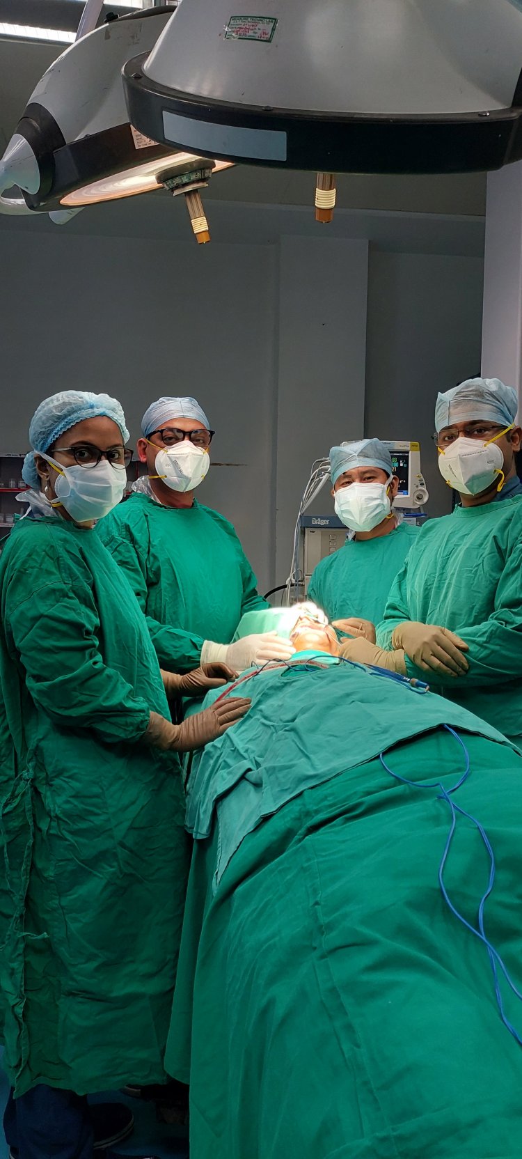 Medica performs a successful surgery on a patient from Tripura, hit by an Air Gun Pallet