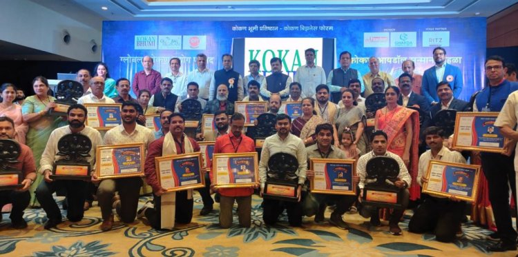 29 visionary changemakers from Konkan region felicitated at Kokan Idol Awards