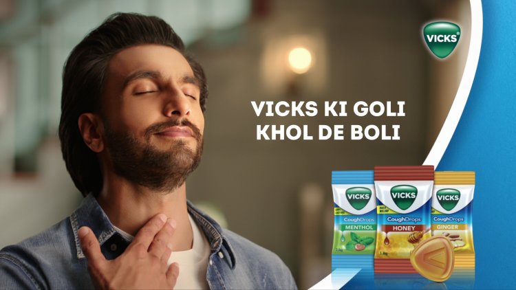 Vicks Cough Drops unveil new campaign film with Brand ambassador Ranveer Singhto urge youth to speak khich-khich free
