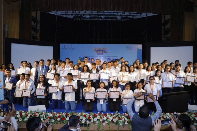 Over 60 winners from class 6-12 awarded at India’s First JuniorSkills Championship