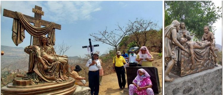 'Stations of The Cross’ at Don Bosco Centre Karjat draws pilgrims and nature lovers