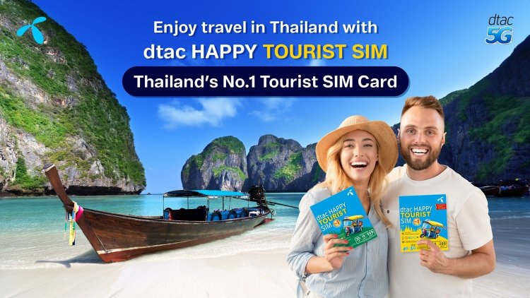 Thailand's no. 1 tourist SIM card "dtac Happy" welcomes tourists back to Thailand with free doubling of SIM card validities