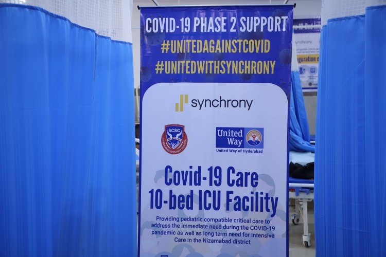 Synchrony and United Way Hyderabad Team to Support ICU Ward in Armoor Community Health Centre, Nizamabad District