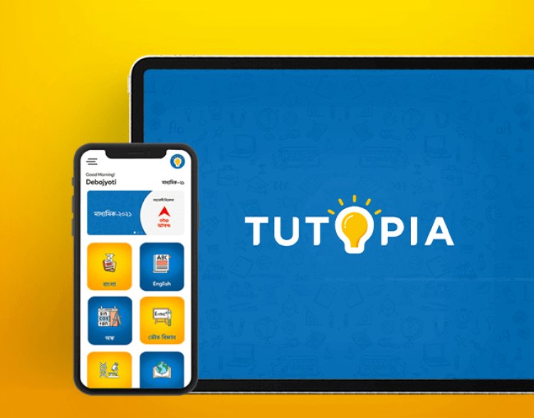 Tutopia Learning App made Learning Easy and Affordable which is developed by Brillmindz
