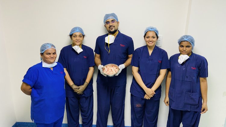 Football Size Fibroid Removed From Uterus Of 28-Year-Old Woman