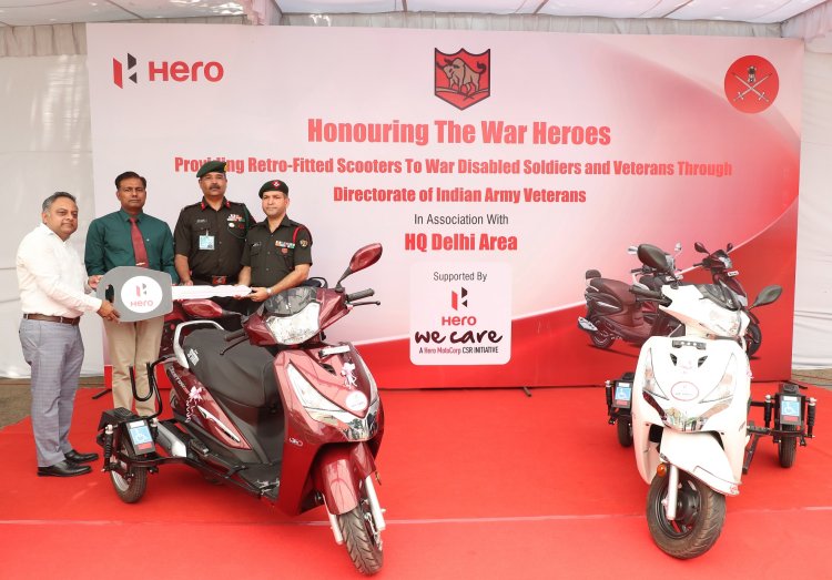 Hero MotoCorp partners with Directorate of Indian Army Veterans