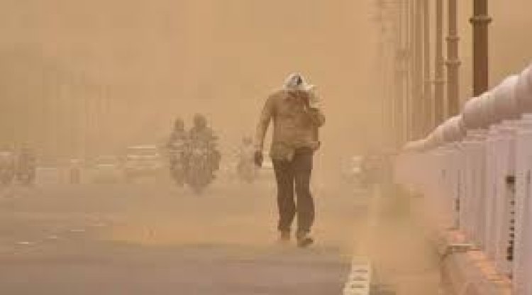 Dust storm forecast for Delhi
