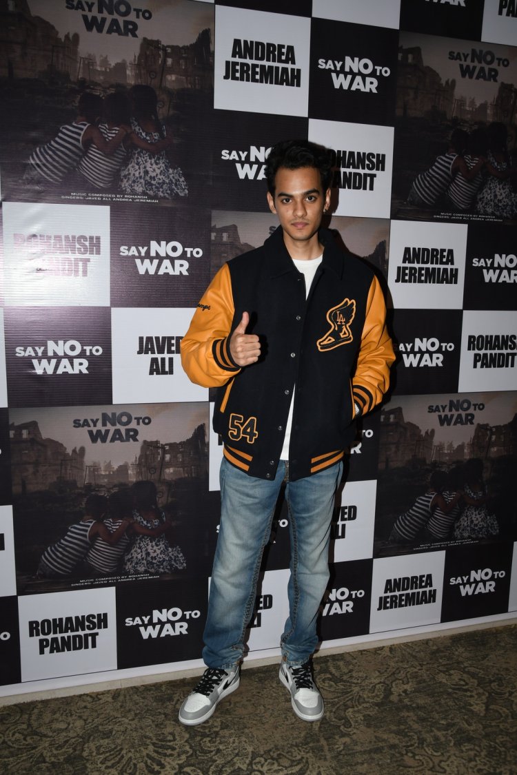 Music Composer Rohansh Pandit Makes Musical Debut With 'Say No To War'