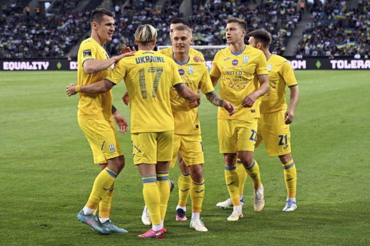 Ukraine returns to soccer field with friendly win in Germany