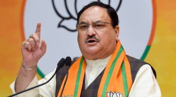 Half Congress leaders on bail, half in jail and they talk about corruption: Nadda in K'taka