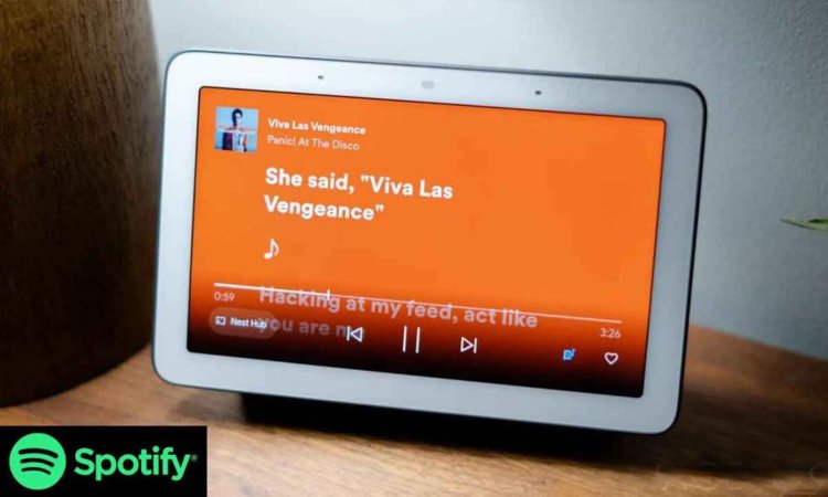 Spotify introduces real-time lyrics on Nest Hub