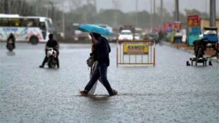 Heavy rainfall in parts of Rajasthan
