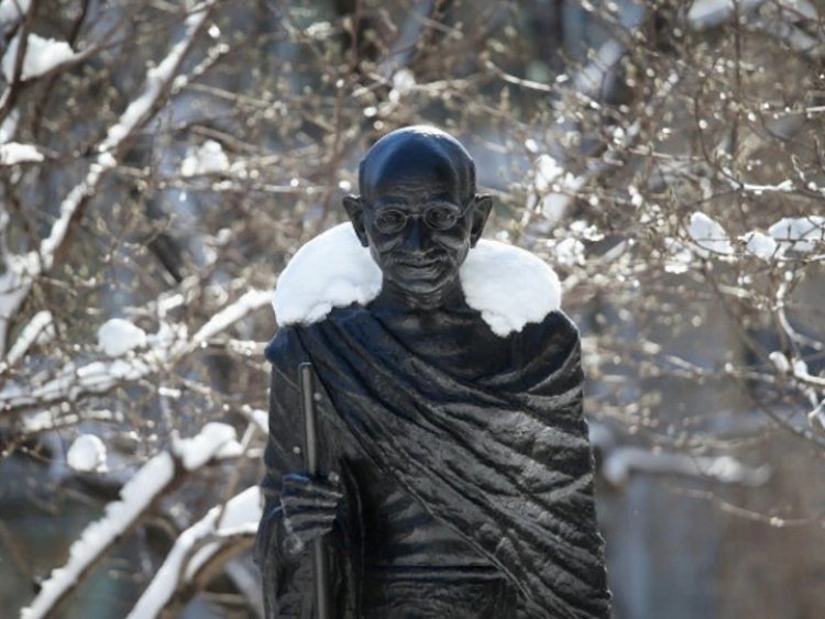 White House, New York City Mayor condemn vandalism of Gandhi statue