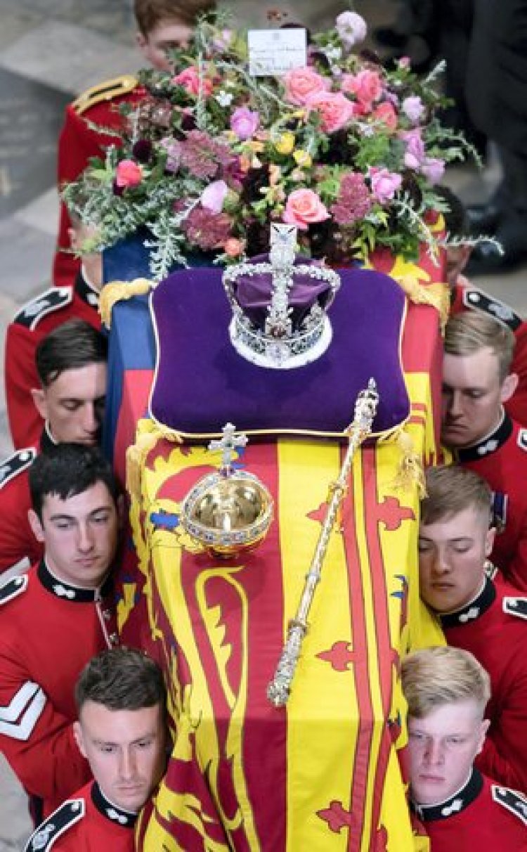 Queen Elizabeth II buried alongside late husband at St. George's Chapel