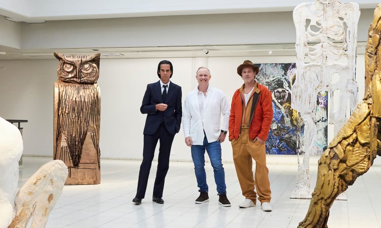 Brad Pitt, Nick Cave make surprise art debut in Finland