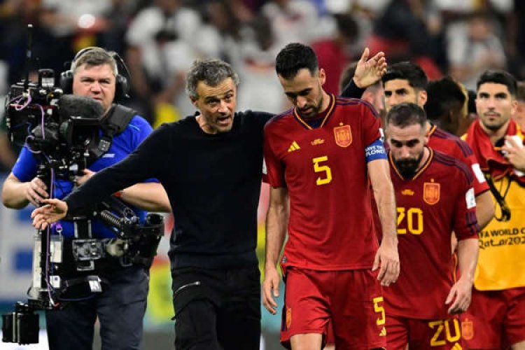 Shame we let opportunity to beat Germany slip, says Spain coach Enrique