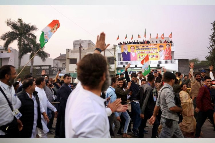 Cong leader Rahul Gandhi recommences Bharat Jodo Yatra on its 91st day