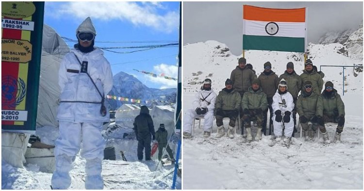 Woman Army officer deployed at Kumar Post in Siachen Glacier for first time