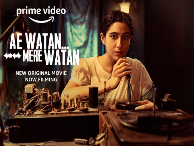 Sara Ali Khan's saree-clad freedom fighter look from 'Ae Watan Mere Watan'