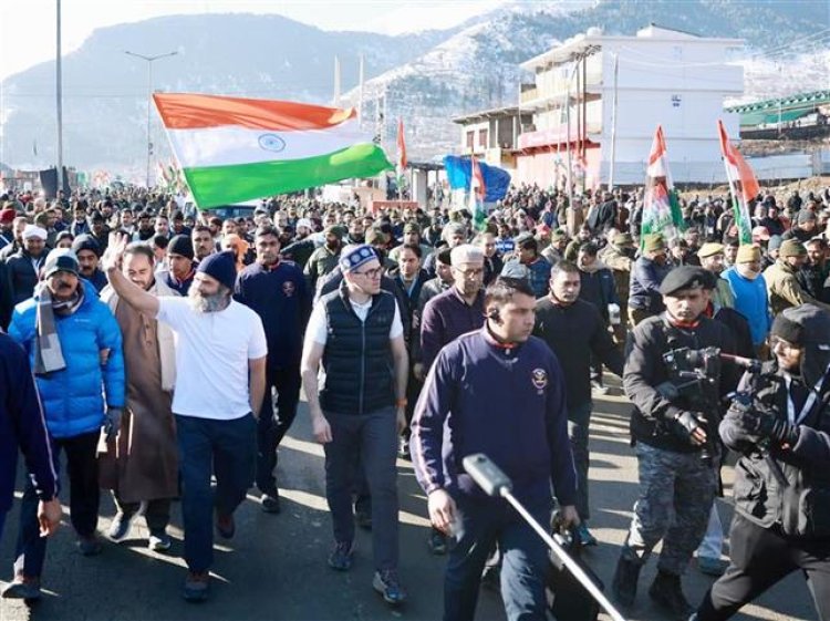 Bharat Jodo Yatra suspended temporarily in Kashmir due to security concerns