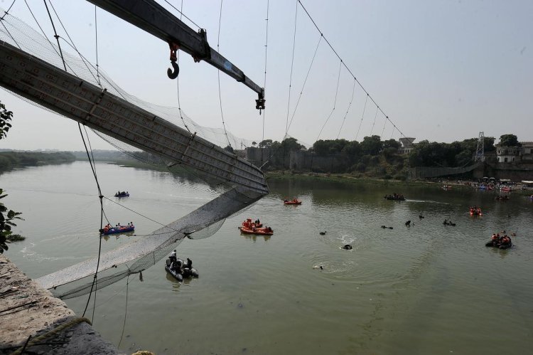Police files charge-sheet on Morbi bridge collapse case in Gujarat