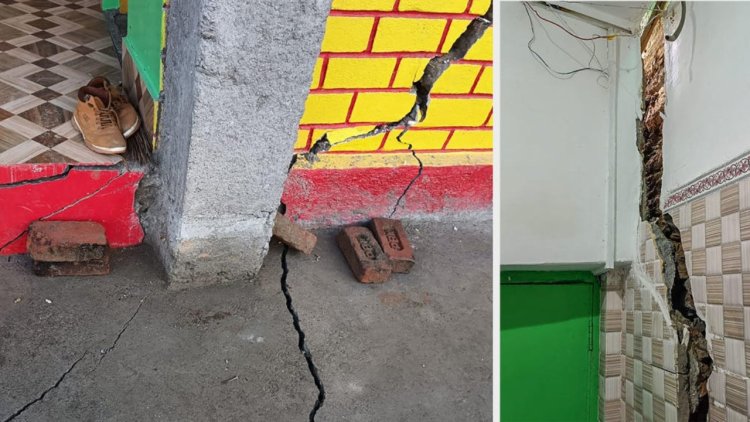 Houses develop cracks in J&K's Doda, 19 families to shift temporarily