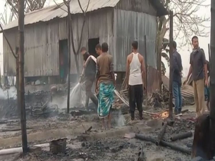 Assam: 6 houses gutted in massive fire in Kamrup