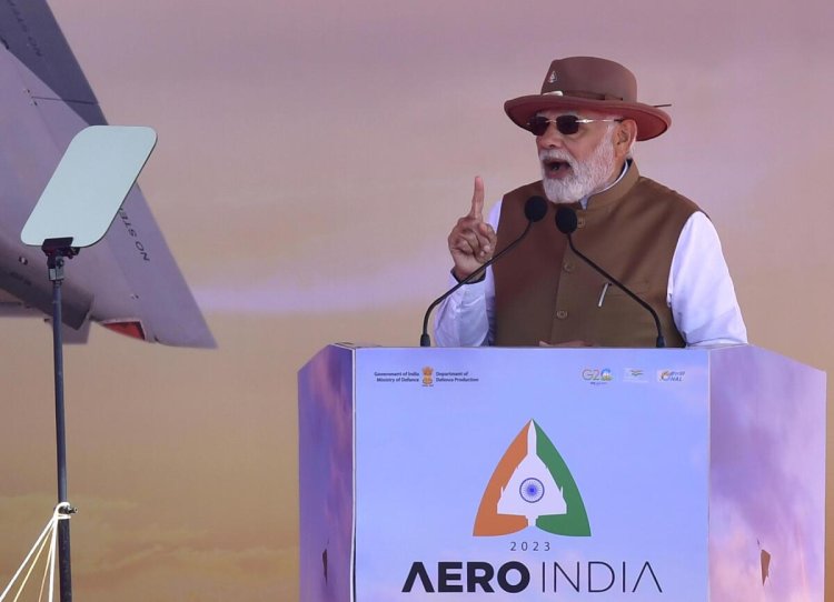 PM Modi inaugurates five-day event Aero India 2023 in Bengaluru today