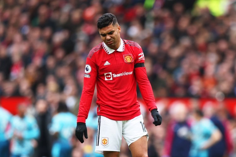 Premier League: Casemiro set to miss four games after receiving straight red against Southampton