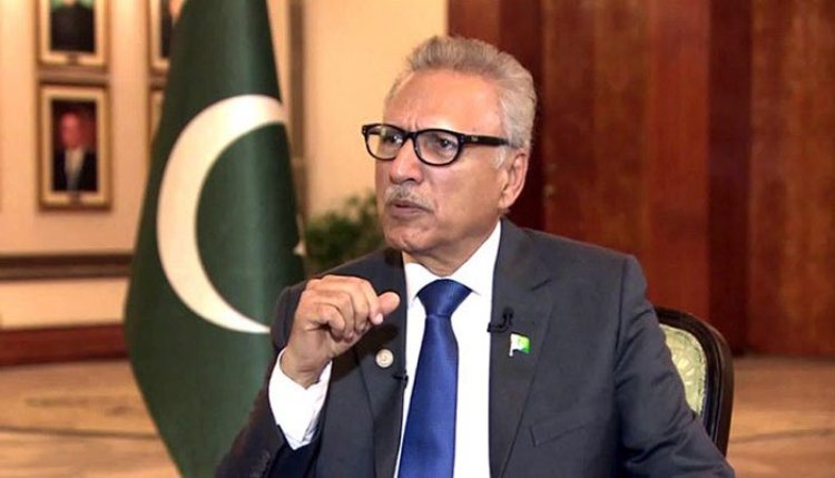 Pak President Alvi returns to Parl Bill curtailing chief justice's powers